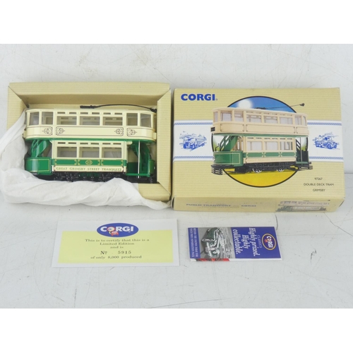 237 - A boxed Corgi Public Transport 97267 Double Deck Tram Grimsby.