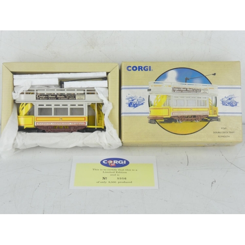 238 - A boxed Corgi Public Transport 97269 Double Deck Tram Plymouth.