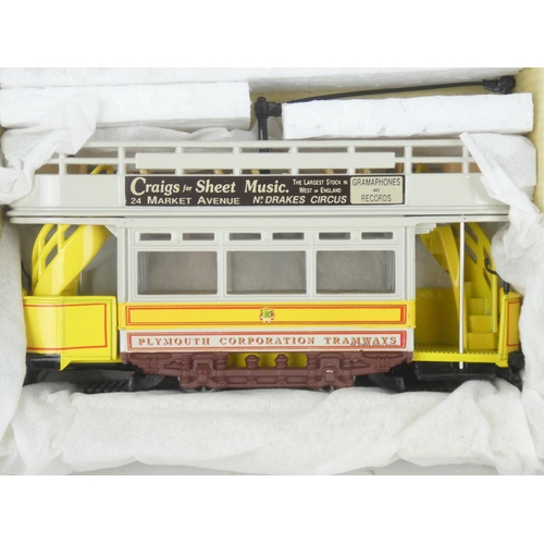 238 - A boxed Corgi Public Transport 97269 Double Deck Tram Plymouth.