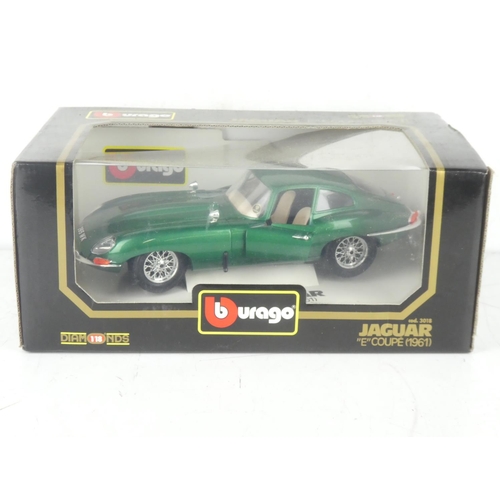 246 - A boxed Burago 'Jaguar' E Coupe (1961).