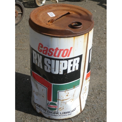 613 - A Castrol AX Super oil can.