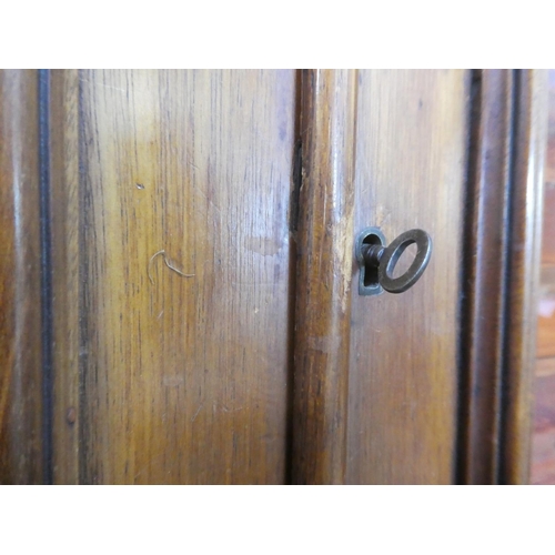 26 - A stunning antique mahogany two door specimen cabinet with 20 drawers.