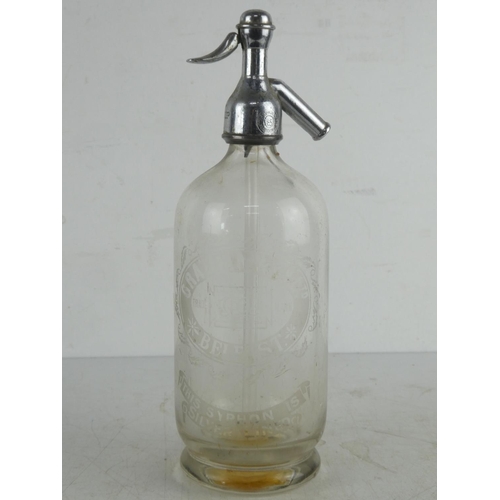 47 - A vintage Grattan & Co Ltd, Belfast soda syphon.