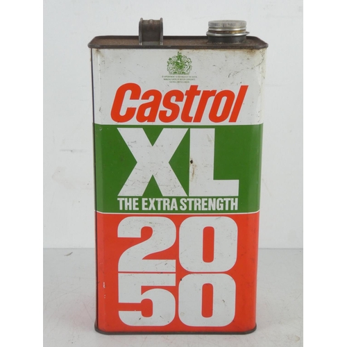 60 - A vintage Castrol XL oil can.