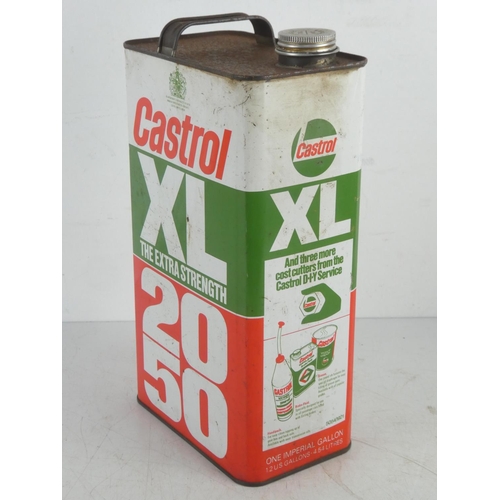 60 - A vintage Castrol XL oil can.