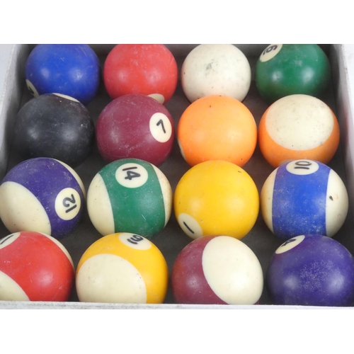 88 - A boxed set of Supa Pro billiard balls.