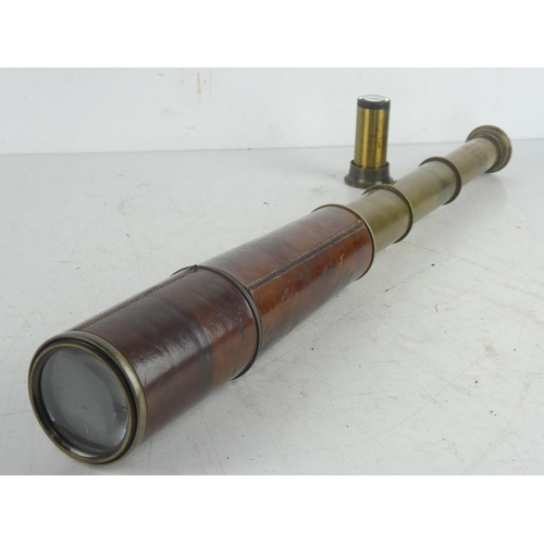 96 - A stunning antique brass WW1 Army Telescope Signal Corp, R & J Beck Ltd 1915, Tel SIG(Mk IV) also G.... 