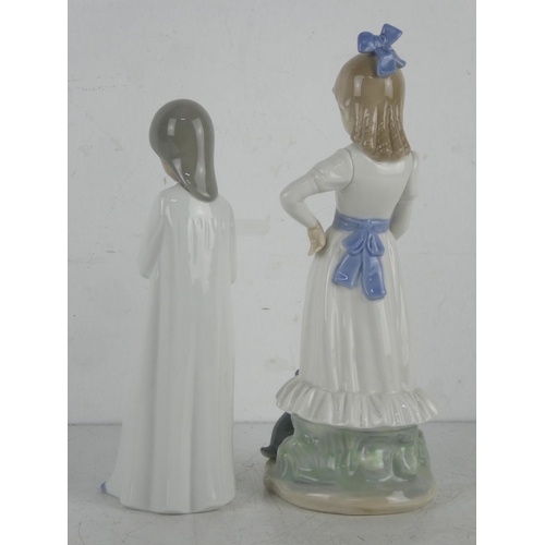 111 - Two Nao Lladro figures.