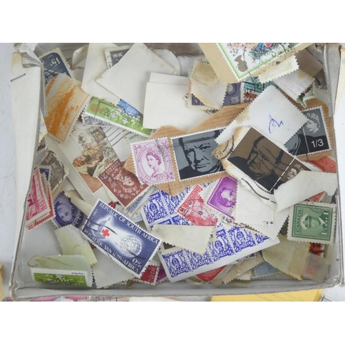 119 - A lot of assorted postage stamps.