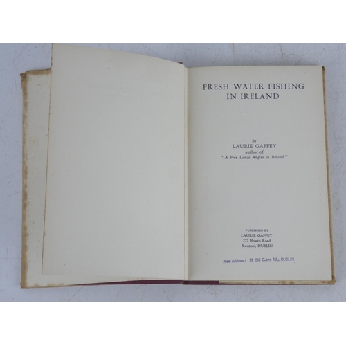 122 - A vintage book 'Fresh Water Fishing in Ireland' by Laurie Gaffey.