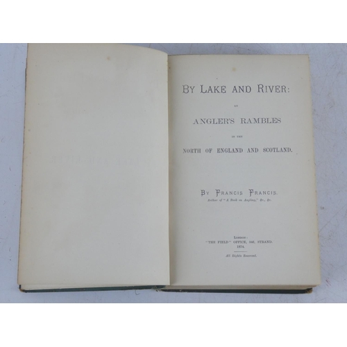 123 - A vintage book 'By Lake and River' by F Francis.