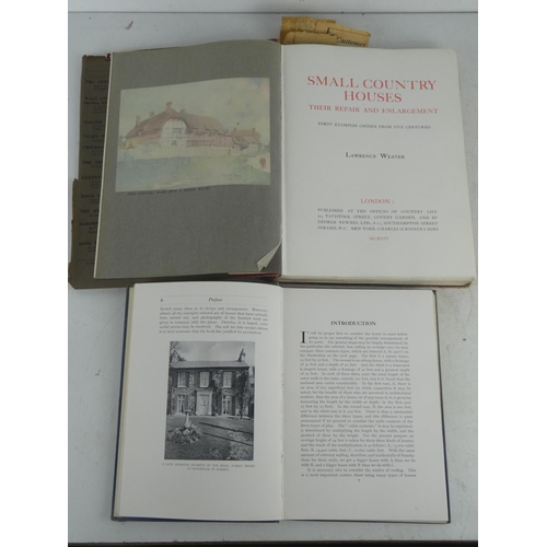 160 - Two antique books 'Small Country Houses  their Repair and Enlargement' (Forty Examples chosen from F... 