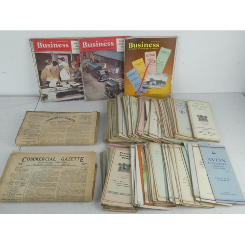 169 - A collection of 1950s & early 1960s newspapers & magazines, Northern Ireland interest, along with a ... 