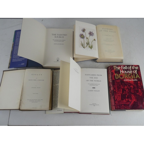 172 - Five vintage books - Flowers of the Field by C A Johna, The Fall of the House of Borgia by E R Chamb... 