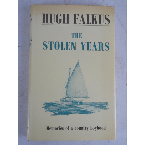 187 - 'Hugh Falkus - The Stolen Years' with 40 drawings by the author.