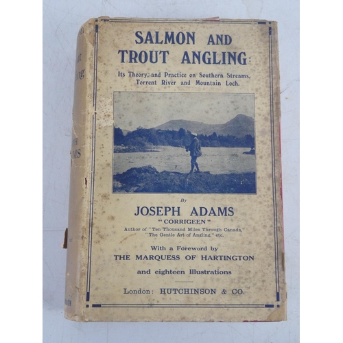 209 - 'Salmon and Trout Angling' book by Joseph Adams.