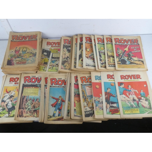 211 - A large lot of vintage 'The Rover' comics.