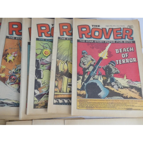 211 - A large lot of vintage 'The Rover' comics.