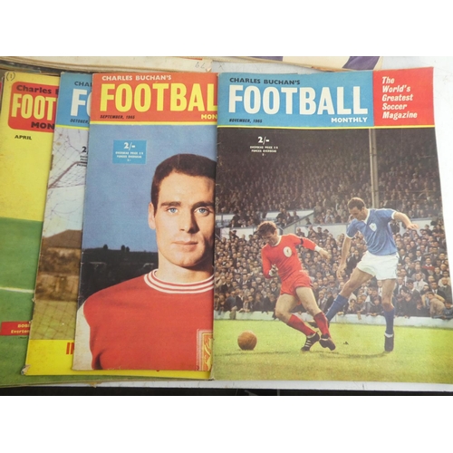 212 - A large lot of vintage 'The Football' magazines.