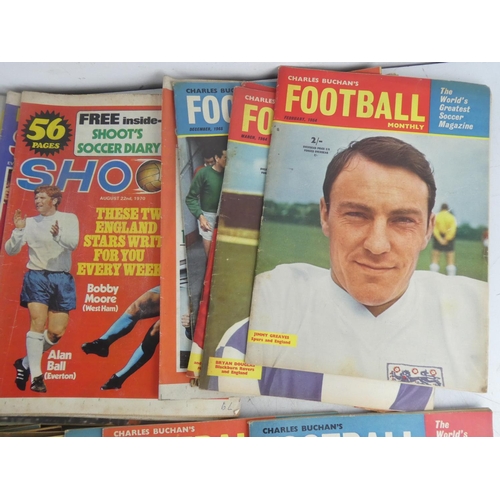 212 - A large lot of vintage 'The Football' magazines.