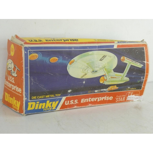 228 - A vintage boxed Dinky U.S.S. Enterprise cast metal toy.