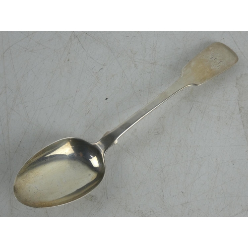 235 - An Irish Cork dessert spoon by maker Carden Terry and Janes Williams.