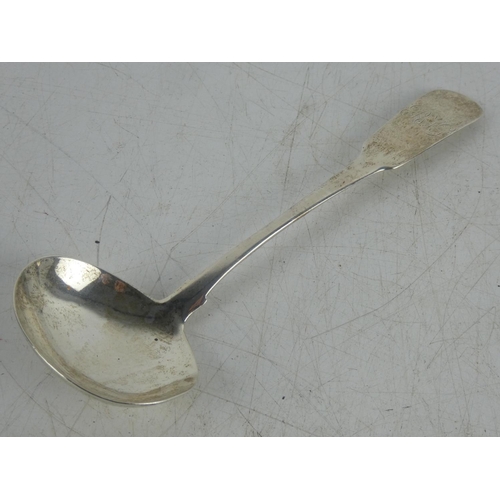 237 - An antique Dublin Silver ladle by marker Richard Sawyer dated 1813.