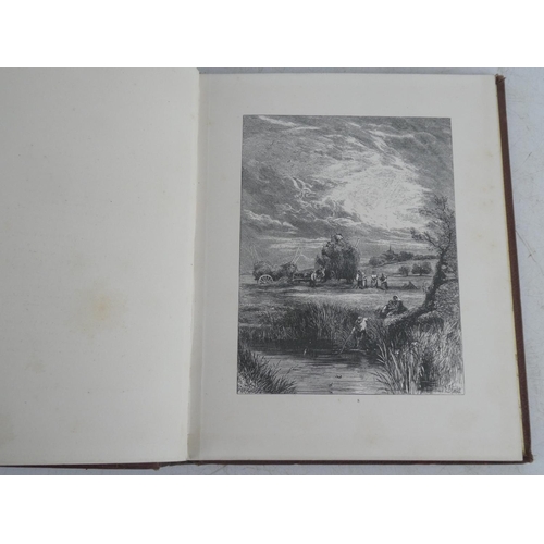 244 - An antique book 'Birket Foster's pictures of English Landscape with pictures in words' by Tom Taylor... 