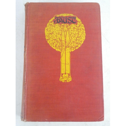 245 - A vintage book 'Faust Goethe' with illustrations by Willy Pogany.