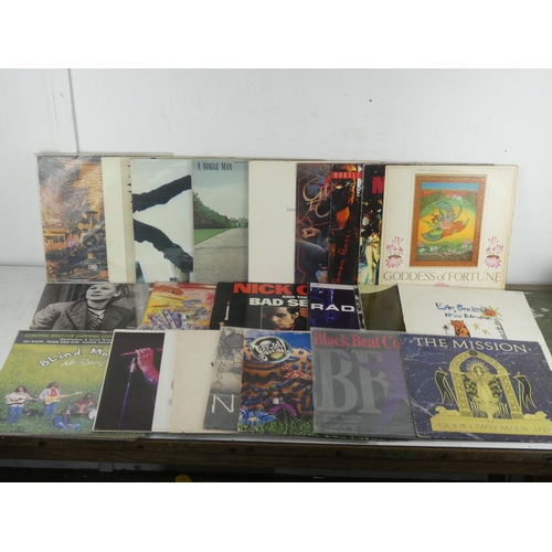 252 - A lot of assorted vintage records/albums to include Jellyfish, Suede, Prince 'Sign of the Times', El... 