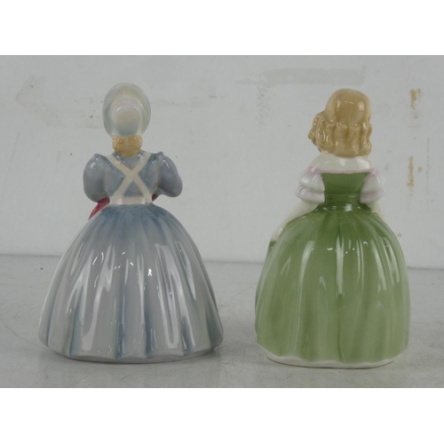 268 - Two Royal Doulton figures 'Penny' HN2338 and 'The Rag Doll' HN2142.