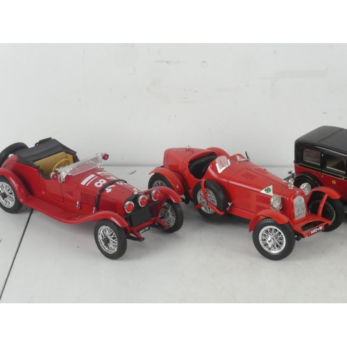 286 - A Tonka 'Maserati' toy car, a Precision Model 1935 Mercedes Benz 770K Grosser, a Tonka Alfetia 1750 ... 