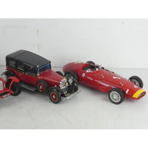 286 - A Tonka 'Maserati' toy car, a Precision Model 1935 Mercedes Benz 770K Grosser, a Tonka Alfetia 1750 ... 