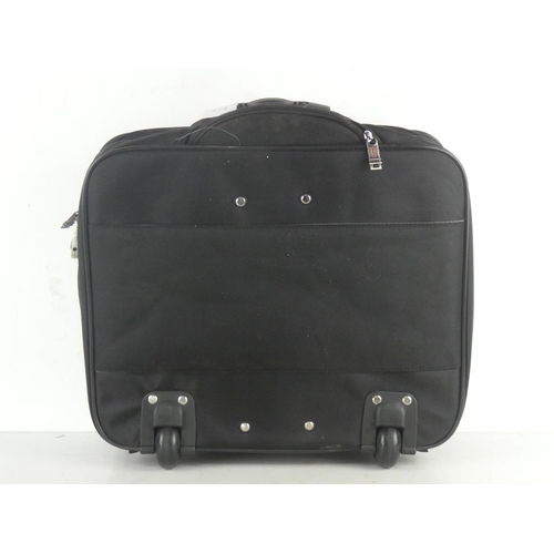 305 - A Tumi luggage case/brief case with trolley handle.