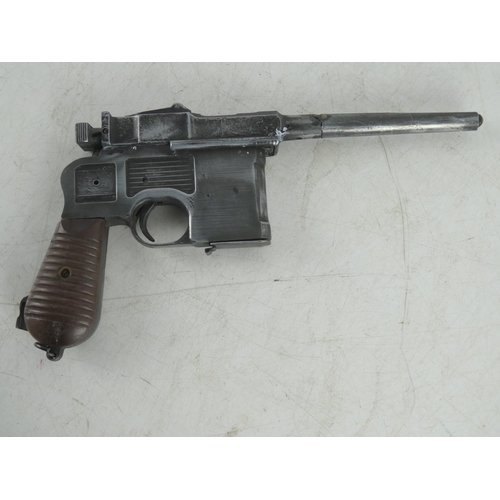 347 - A reproduction German Mauser Pistol (a/f).