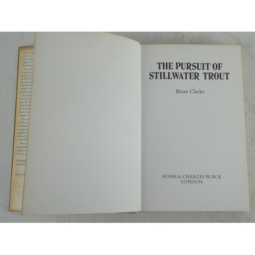 371 - A vintage book 'The Pursuit of Stillwater Trout' by Brian Clarke.