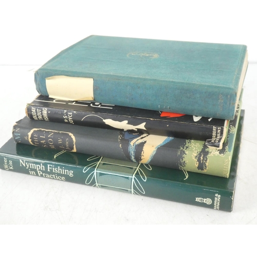 379 - Four vintage fishing interest books to include 'Holiday Trout Fishing' by H S Joyce, 'Angling Sketch... 