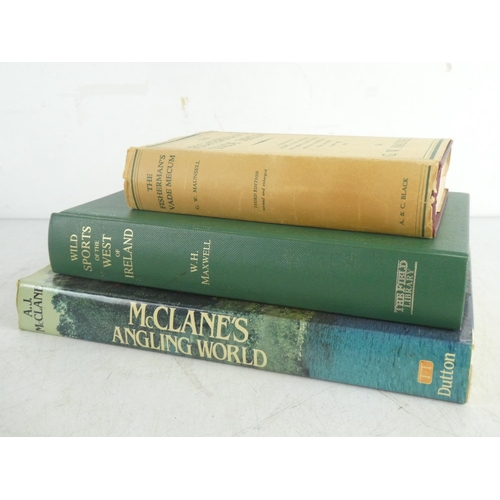 380 - 'The Fisherman's Vade Mecum' book by G W Maunsell, 'Wild Sports of the West of Ireland' by W H Maxwe... 