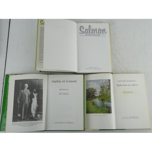 389 - 'Reflections on a River' book by Howard Marshall, 'Salmon' by Arthur Oglesby and 'Angling on Lomond'... 