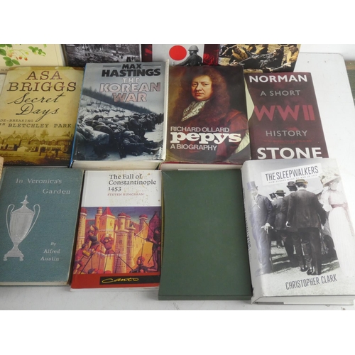 A large lot of assorted books to include 'Trial of John Donald Merrett ...