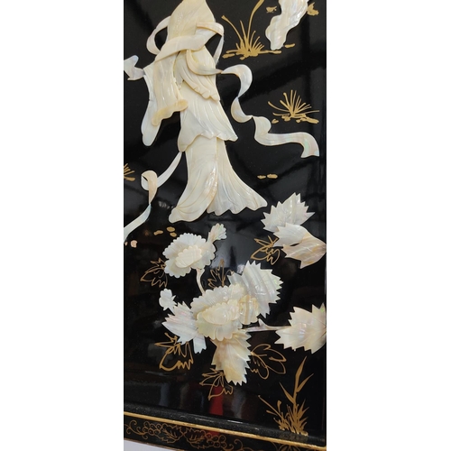 425 - A stunning Oriental wall panel.