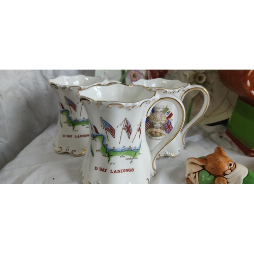 458 - A lot to include a boxed Laura Ashley ceramic pie set,  a Laura Ashley teapot, milk jug and sugar bo... 