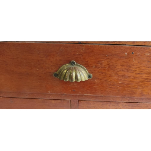 459 - A vintage shop counter chest of seven drawers. Approx. 82cm x 21cm x 22cm.