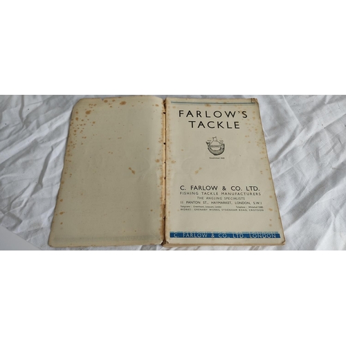 470 - A vintage book 'Farlow's Tackle' by C Farlow & Co Ltd (a/f).