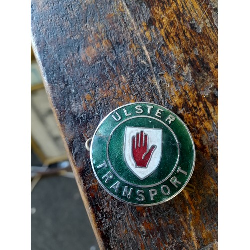 337 - An Ulster Transport badge.