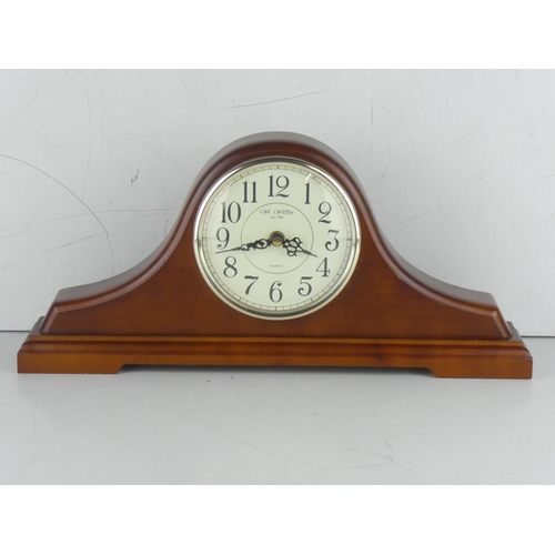 15 - A William Widdop wood cased mantle clock.