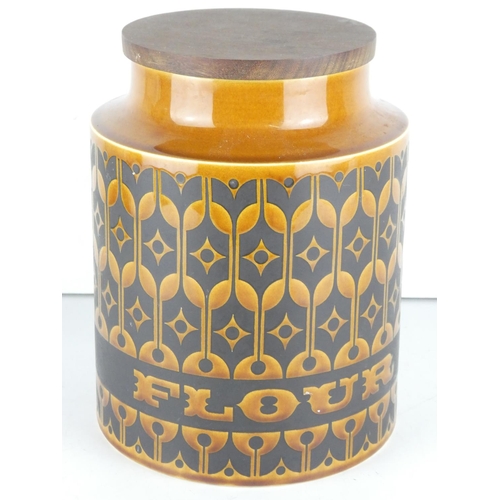 20 - A large vintage Hornsea 'Flour' container.