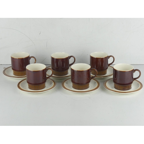 30 - A vintage Poole pottery tea set.