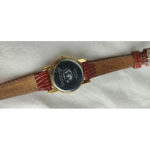 72 - A ladies Rotary wrist watch.