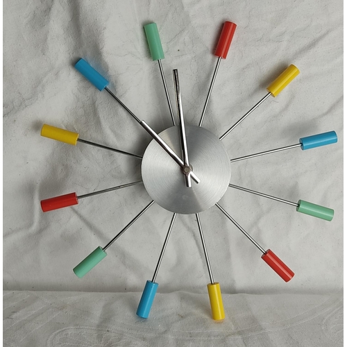 75 - A retro style wall clock.